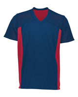 Augusta Sportswear Unisex Reversible Flag Football Jersey. 264 - Navy/ Scarlet