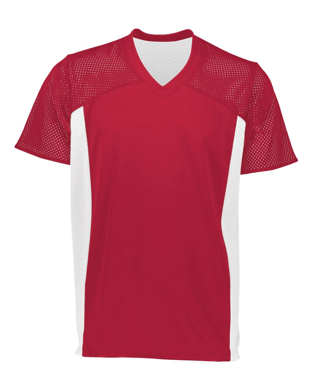 Augusta Sportswear Unisex Reversible Flag Football Jersey. 264 - Scarlet/ White