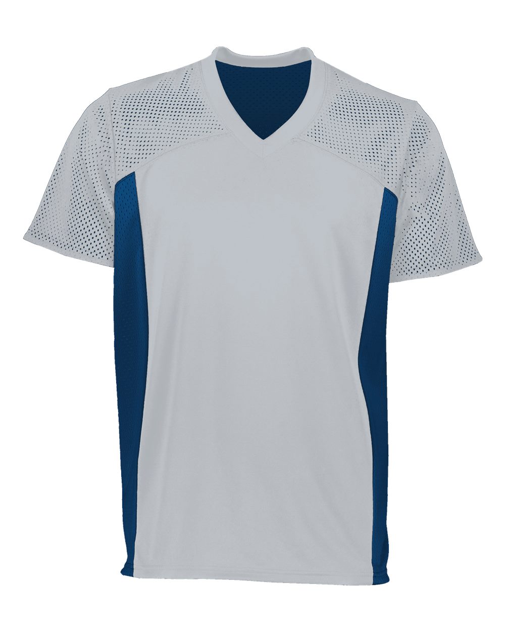 Augusta Sportswear Unisex Reversible Flag Football Jersey. 264 - Silver/ Navy