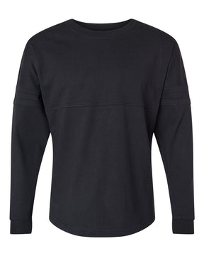 Boxercraft Women's Pom Pom Long Sleeve Jersey T-Shirt. BW3514 - Black