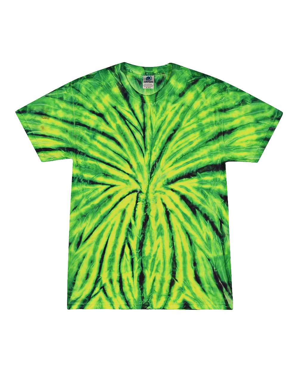 Colortone Unisex Multi-Color Tie-Dyed T-Shirt. 1000 - Wild Spider