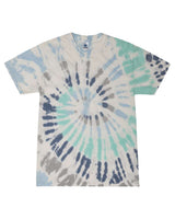 Colortone Unisex Multi-Color Tie-Dyed T-Shirt. 1000 - Glacier