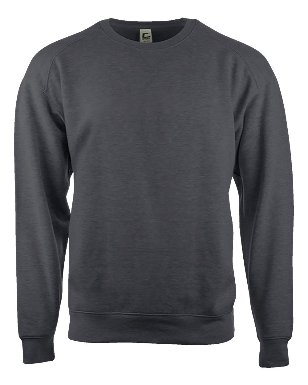 C2 Sport Youth Crewneck Sweatshirt. 5521 - Charcoal