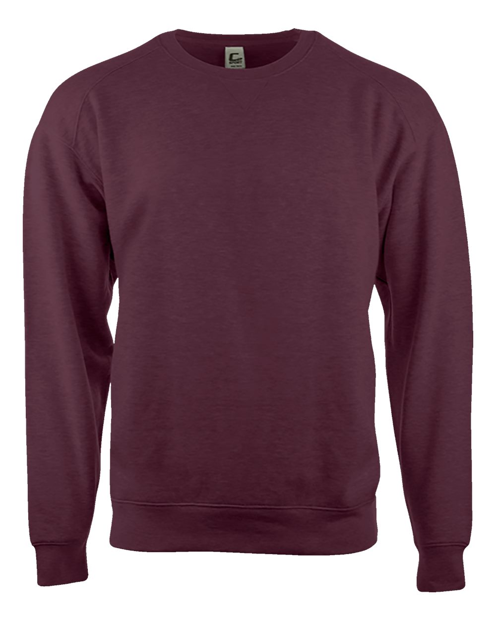 C2 Sport Youth Crewneck Sweatshirt. 5521 - Maroon
