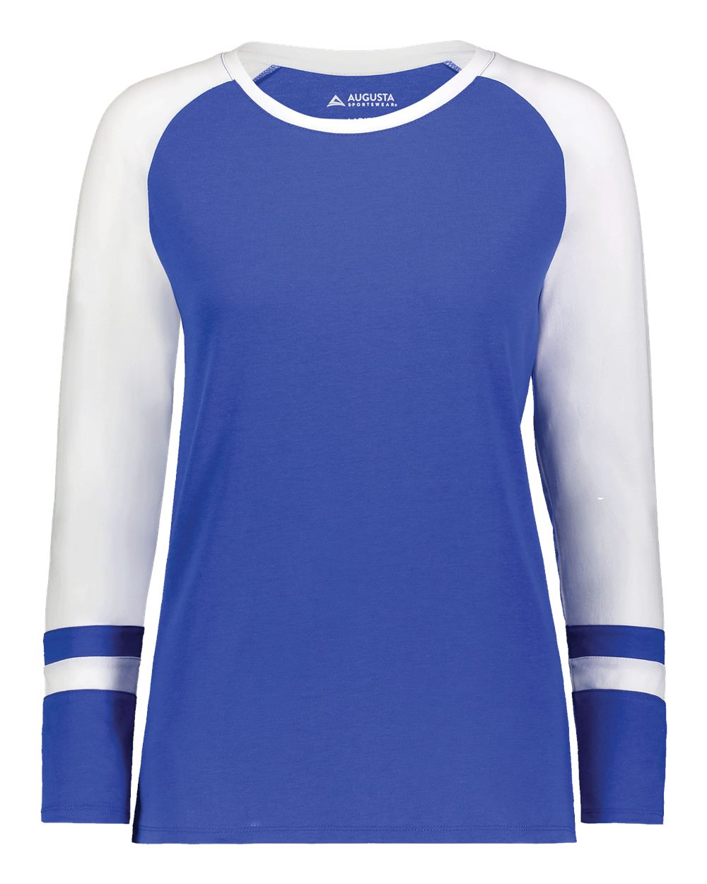 Augusta Sportswear Women's Triblend Fanatic 2.0 Long Sleeve T-Shirt. 2917 - Royal/ White