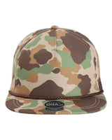 Imperial The Aloha Rope Cap. DNA010 - Frog Skin Camo/ Brown