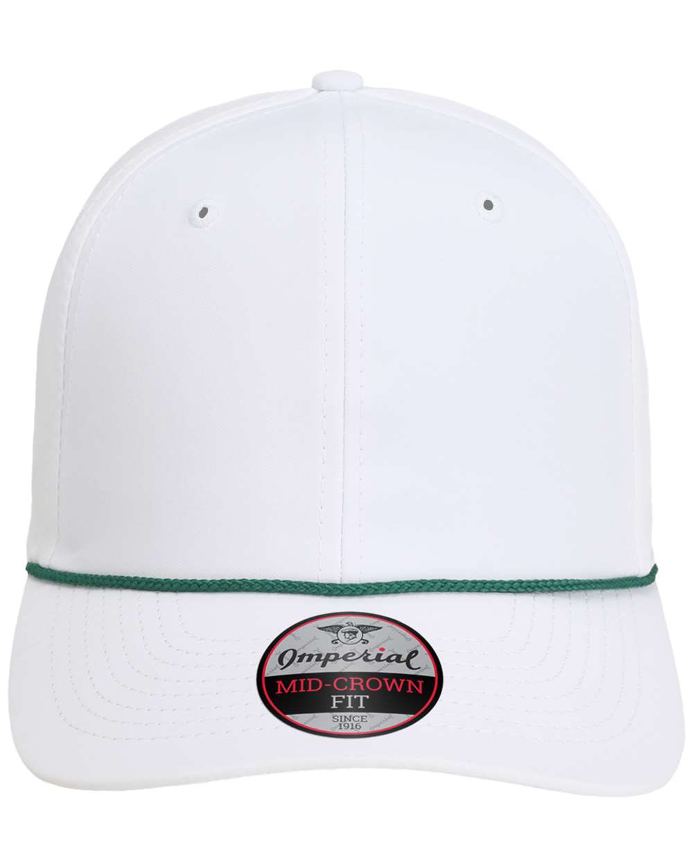 Imperial The Wingman Cap. 7054 - White/ Dark Green