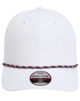 Imperial The Wingman Cap. 7054 - White/ Navy/ White/ Red