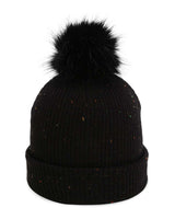 Imperial The Montage Pom Cuffed Beanie. 6014 - Black