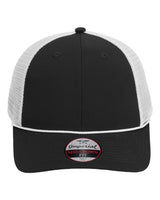 Imperial The Night Owl Performance Rope Cap. 7055 - Black/ White