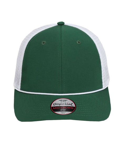 Imperial The Night Owl Performance Rope Cap. 7055 - Forest/ White
