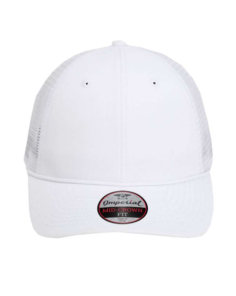 Imperial The Night Owl Performance Rope Cap. 7055 - White/ White