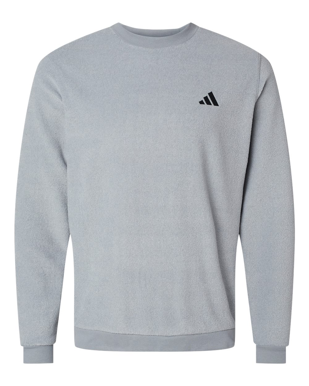 Adidas Men's Terry Loop Crewneck Sweatshirt. A586 - Grey Three