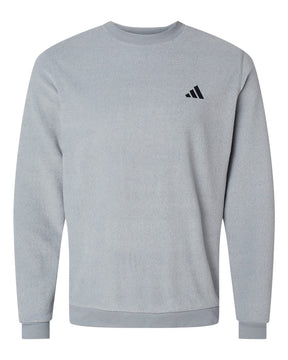 Adidas Men's Terry Loop Crewneck Sweatshirt. A586 - Grey Three