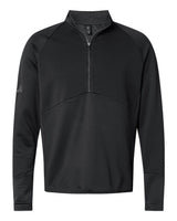 Adidas Men's Performance Quarter-Zip Pullover. A587 - Black