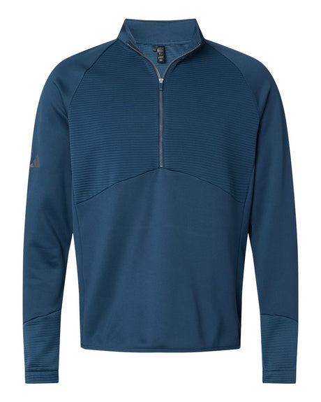 Adidas Men's Performance Quarter-Zip Pullover. A587 - Crew Navy