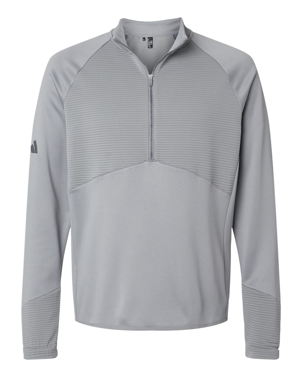 Adidas Men's Performance Quarter-Zip Pullover. A587 - Grey Three