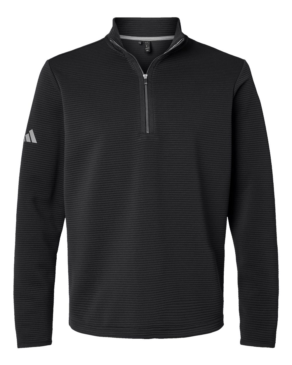 Adidas Men's Spacer Quarter-Zip Pullover. A588 - Black