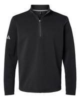 Adidas Men's Spacer Quarter-Zip Pullover. A588 - Black