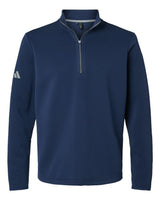 Adidas Men's Spacer Quarter-Zip Pullover. A588 - Collegiate Navy