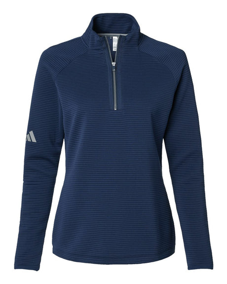 Adidas Women's Spacer Quarter-Zip Pullover. A589 - Collegiate Navy
