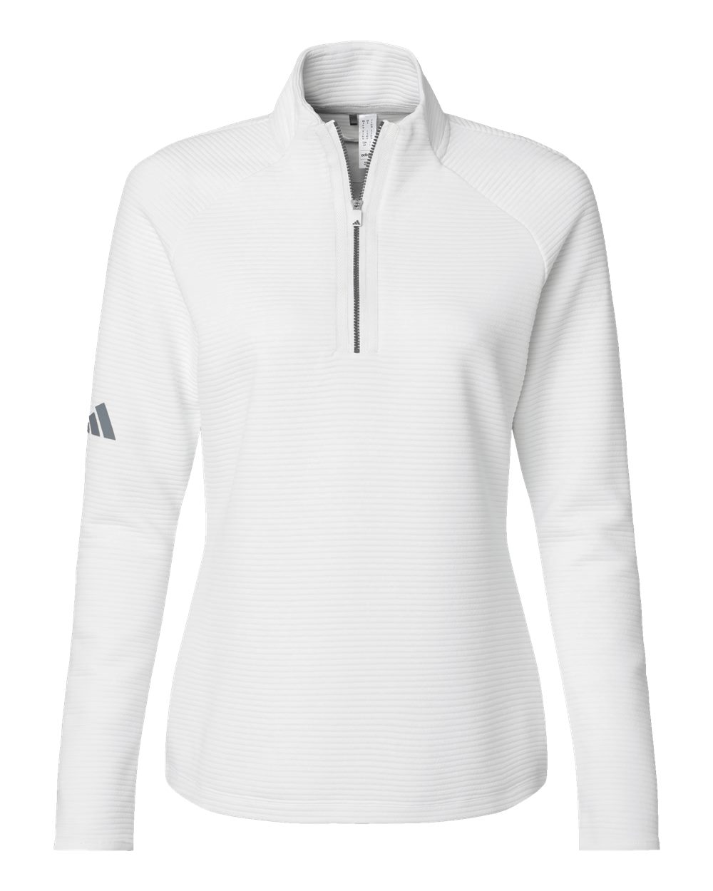 Adidas Women's Spacer Quarter-Zip Pullover. A589 - Core White