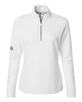 Adidas Women's Spacer Quarter-Zip Pullover. A589 - Core White