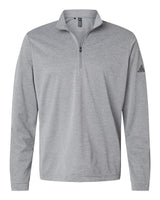Adidas Men's Ultimate365 Lightweight Quarter-Zip Pullover. A401 - Grey Three Melange