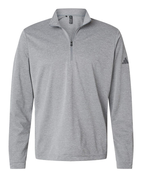 Adidas Men's Ultimate365 Lightweight Quarter-Zip Pullover. A401 - Grey Three Melange