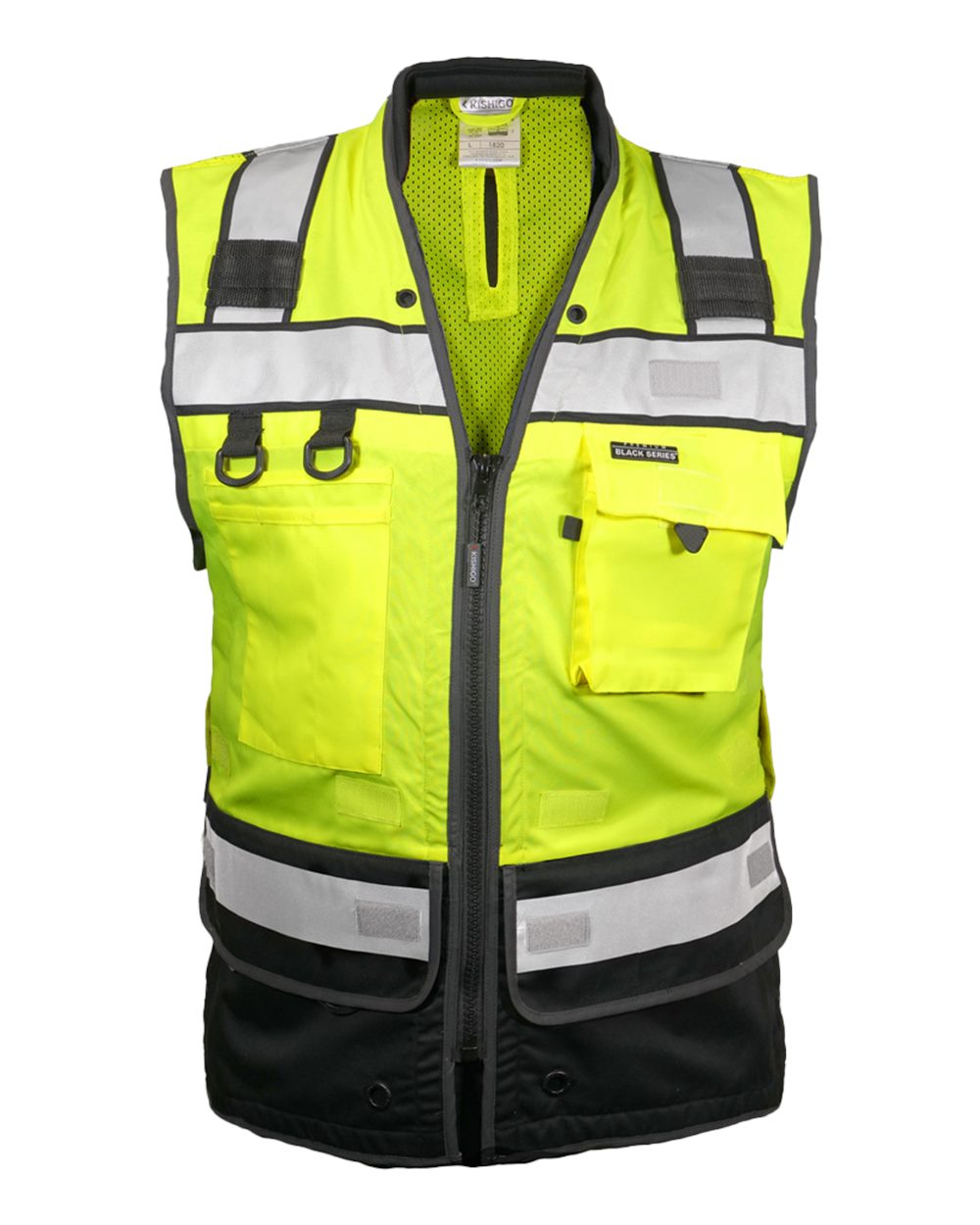 Kishigo Unisex Tool Tethering Class 2 Vest. 1820 - Lime