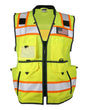 Kishigo Unisex Ultimate Construction Class 2 Vest. 1823 - Lime