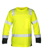 Kishigo Unisex Premium Black Series® Cool Touch Class 3 Long Sleeve T-Shirt. 9177 - Lime