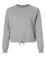 LAT Women's Relaxed Boxy Crewneck Sweatshirt. 3528 - Heather