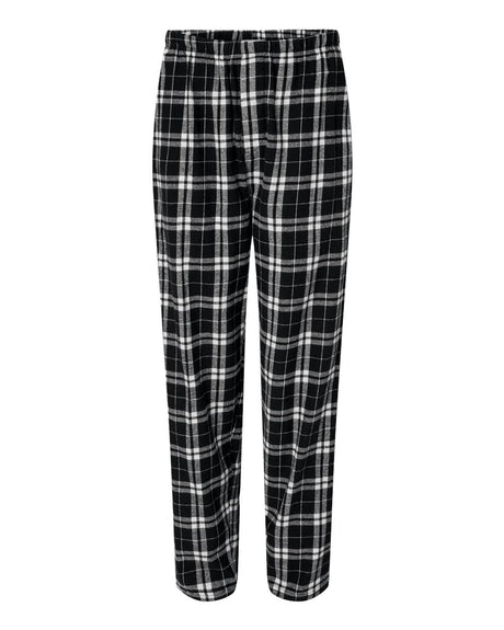 Boxercraft Men's Harley Flannel Pants. BM6624 - Black/ White