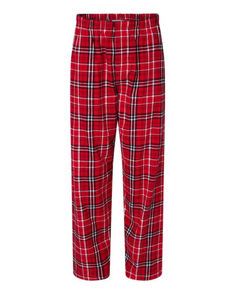 Boxercraft Men's Harley Flannel Pants. BM6624 - Red/ White