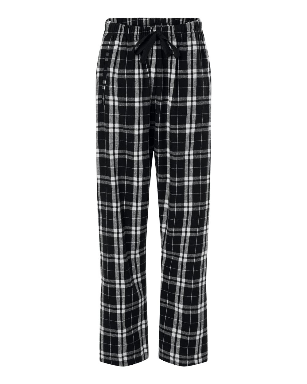 Boxercraft Women's Haley Flannel Pants. BW6620 - Black/ White