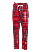 Boxercraft Women's Haley Flannel Pants. BW6620 - Red/ White