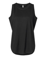 LAT Women's Relaxed Fine Jersey Tank. 3592 - Black