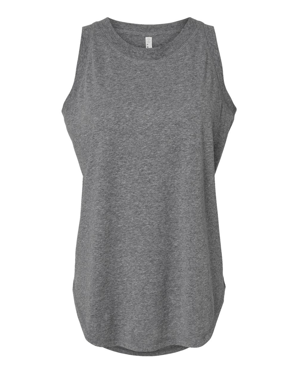 LAT Women's Relaxed Fine Jersey Tank. 3592 - Granite Heather