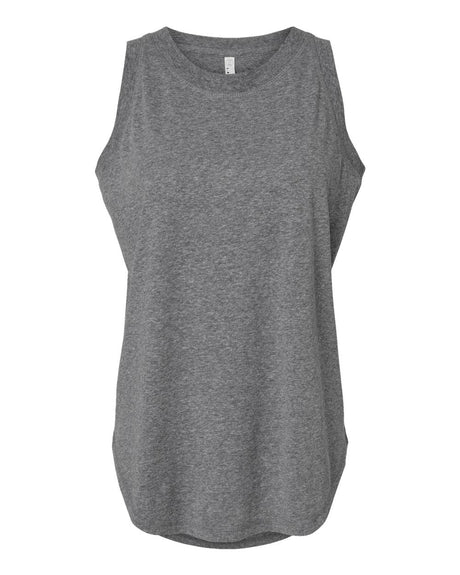 LAT Women's Relaxed Fine Jersey Tank. 3592 - Granite Heather