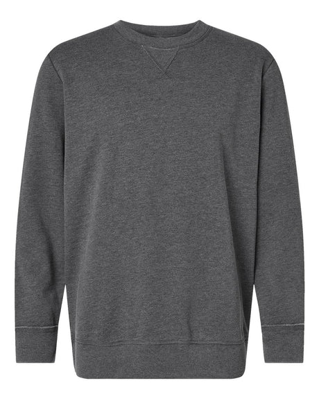 LAT Unisex Vintage Wash Crewneck Sweatshirt. 6935 - Washed Black
