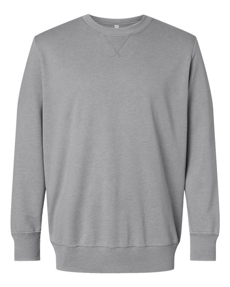 LAT Unisex Vintage Wash Crewneck Sweatshirt. 6935 - Washed Grey