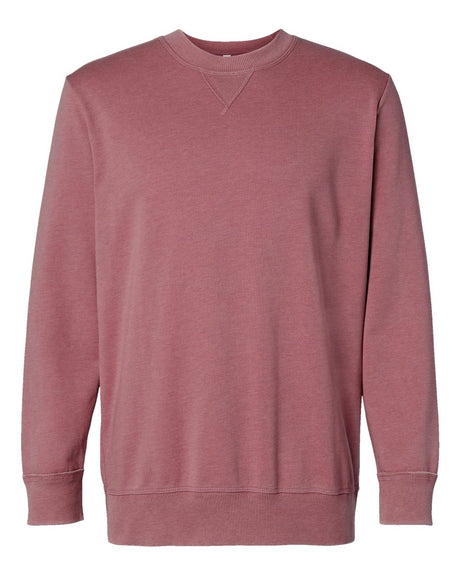 LAT Unisex Vintage Wash Crewneck Sweatshirt. 6935 - Washed Rouge
