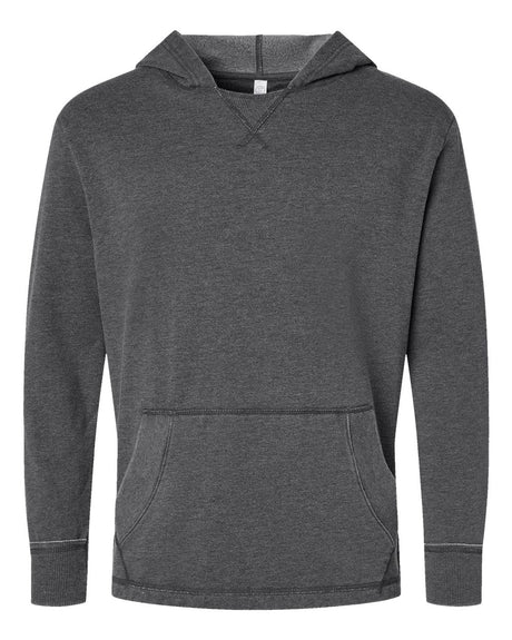 LAT Unisex Vintage Wash Hoodie Sweatshirt. 6936 - Washed Black