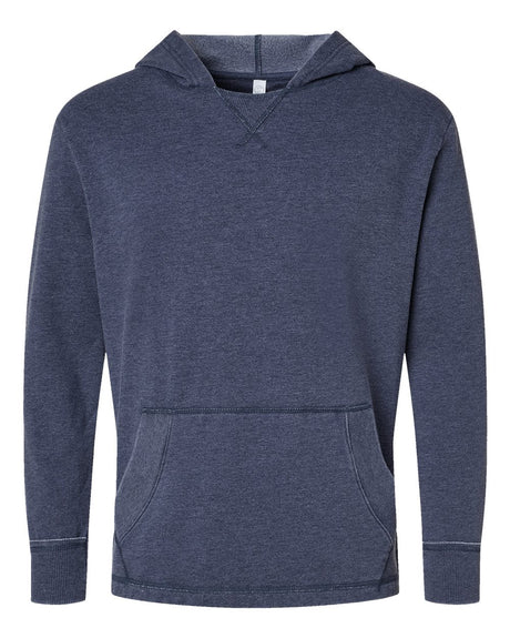 LAT Unisex Vintage Wash Hoodie Sweatshirt. 6936 - Washed Navy