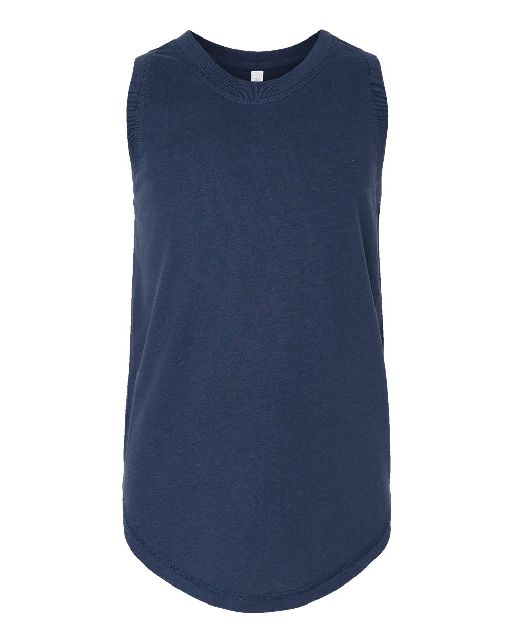 LAT Girls' Relaxed Fine Jersey Tank. 2692 - Denim