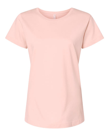 LAT Women's Fine Jersey Tee. 3516 - Blush