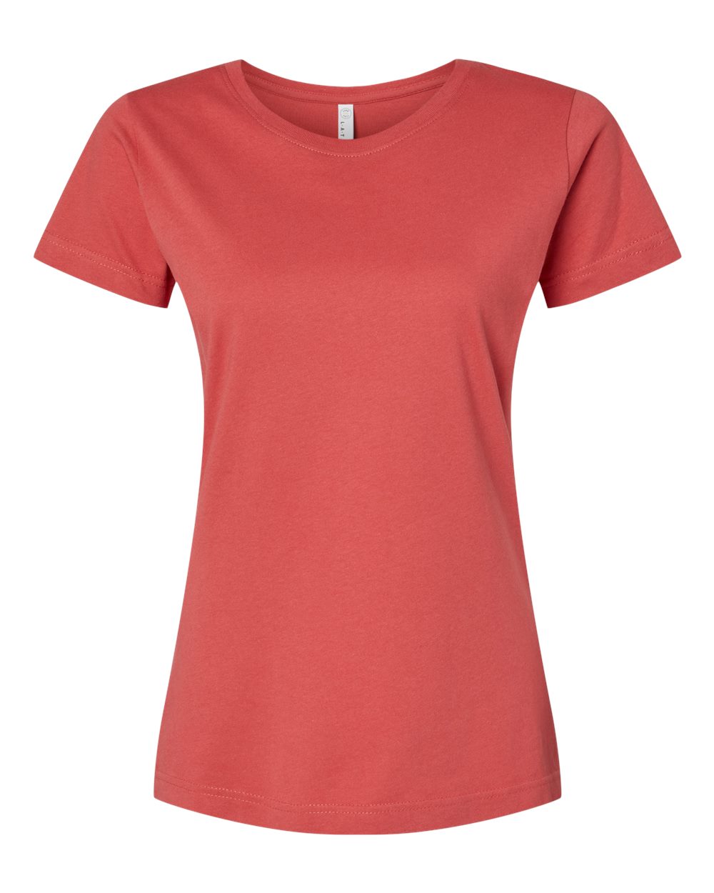 LAT Women's Fine Jersey Tee. 3516 - Passionfruit