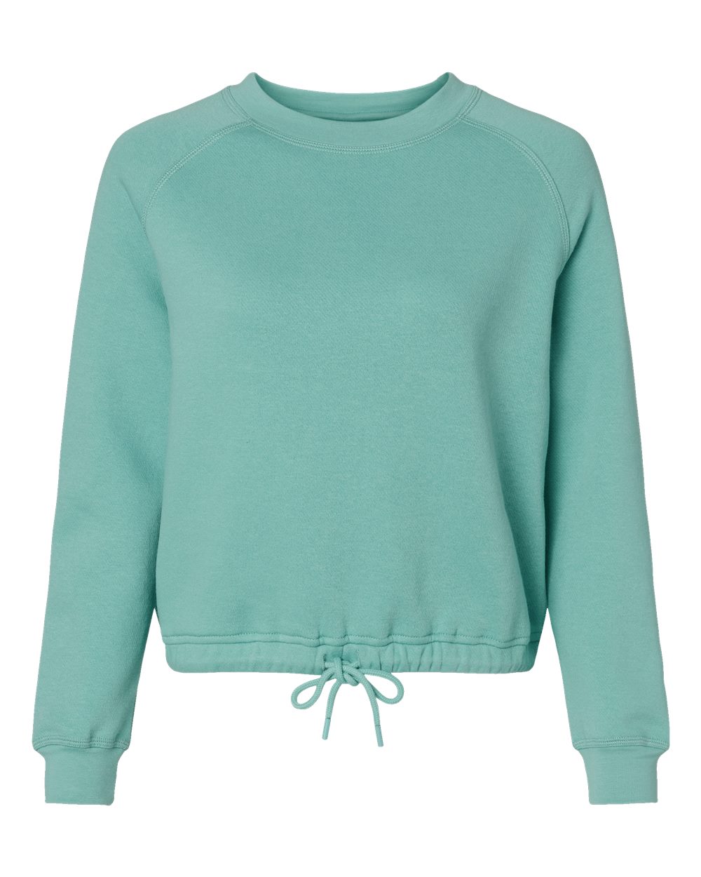 LAT Women's Relaxed Boxy Crewneck Sweatshirt. 3528 - Saltwater