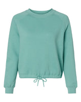 LAT Women's Relaxed Boxy Crewneck Sweatshirt. 3528 - Saltwater
